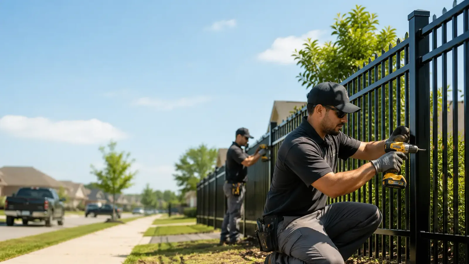 Metal Fence Installation in West Berlin, NJ